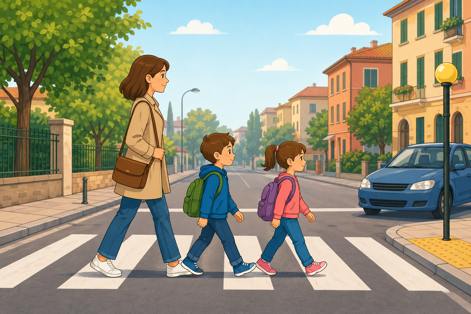 Gruppo all’attraversamento